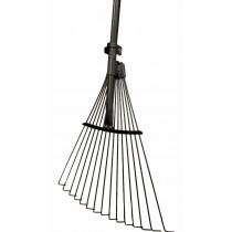 Граблі віялові розсувні з металевою ручкою